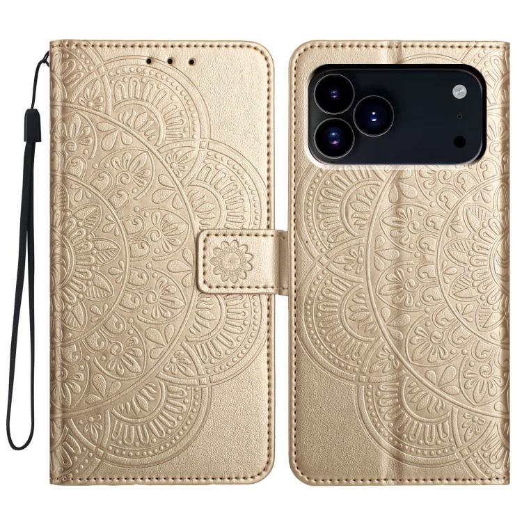 Flower Embossed Leather Phone Case