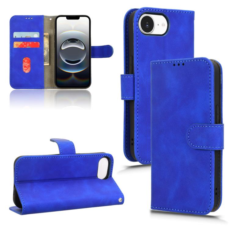 Skin Feel Magnetic Flip Leather Phone Case