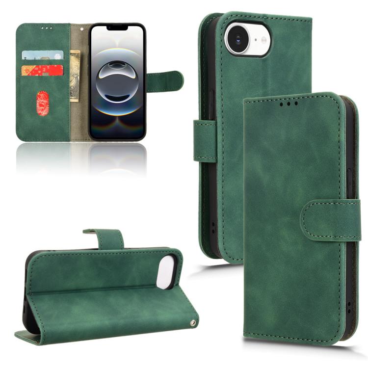 Skin Feel Magnetic Flip Leather Phone Case