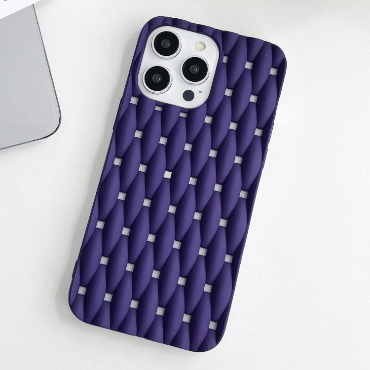 Weave Cooling Solid Color TPU Phone Case, For iPhone XS Max, For iPhone 7 Plus / 8 Plus