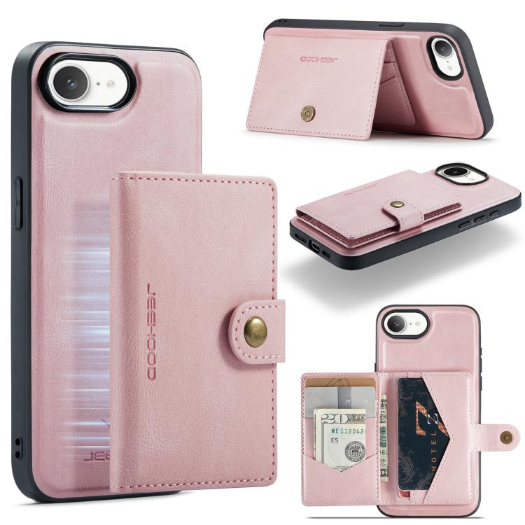 JEEHOOD J01 Retro Magnetic Detachable Wallet Phone Case