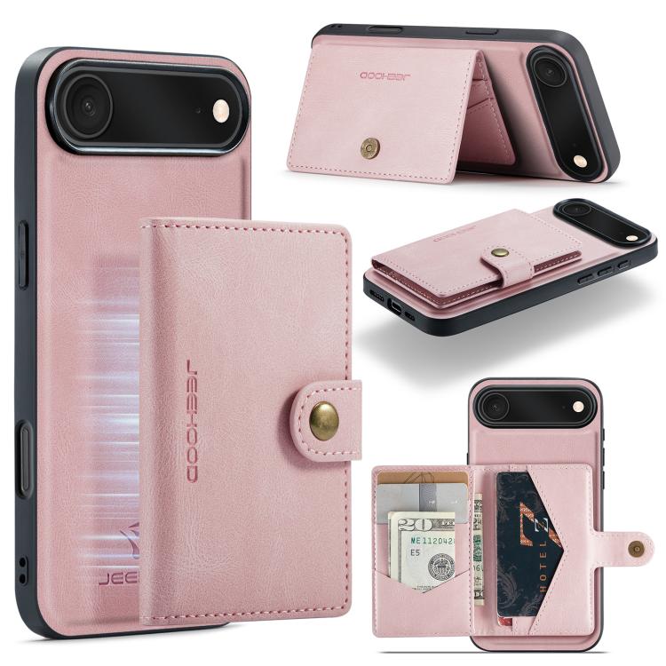 JEEHOOD J01 Retro Magnetic Detachable Wallet Phone Case