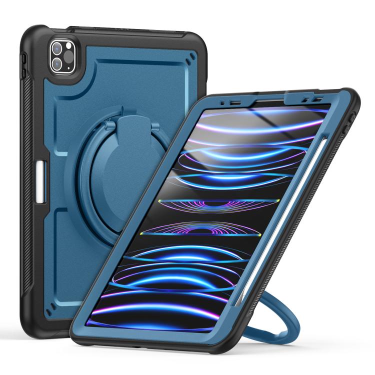 Honeycomb Hybrid Tablet Case with Handle Holder & Strap