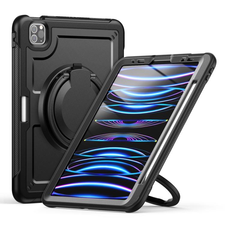 Honeycomb Hybrid Tablet Case with Handle Holder & Strap