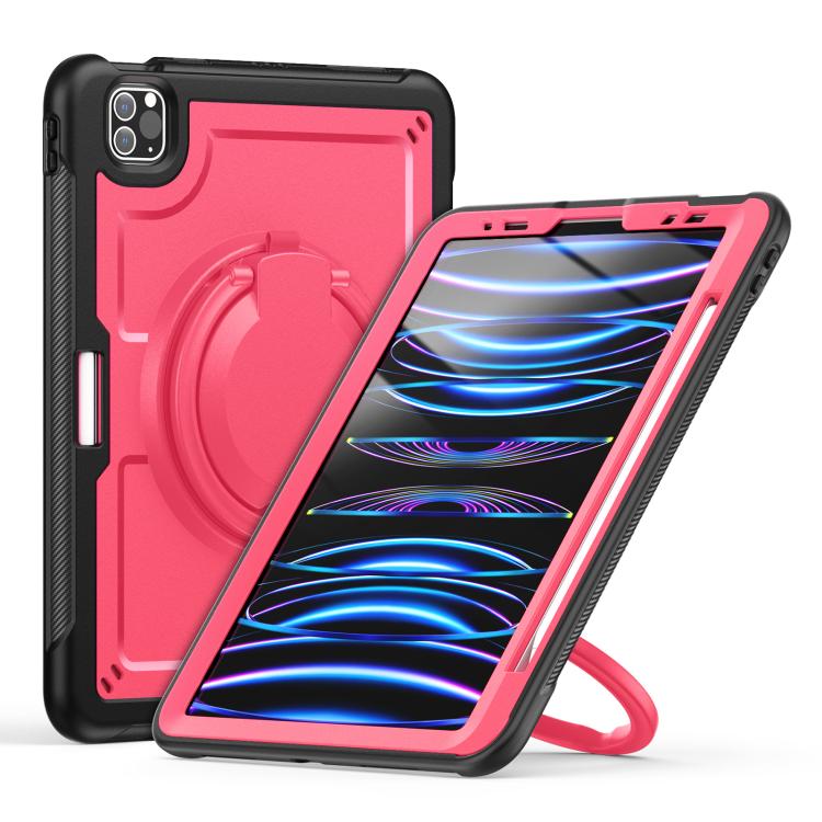 Honeycomb Hybrid Tablet Case with Handle Holder & Strap