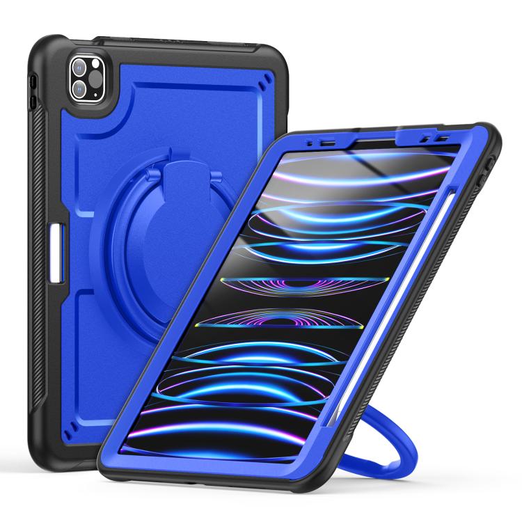 Honeycomb Hybrid Tablet Case with Handle Holder & Strap