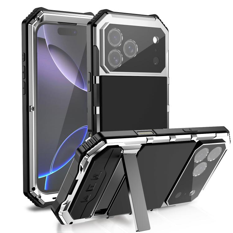 R-JUST Life Waterproof Dustproof Shockproof Holder Phone Case