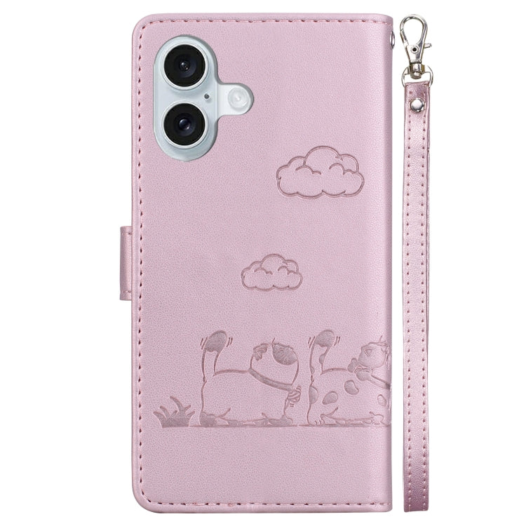 Cute Cats RFID Leather Phone Case
