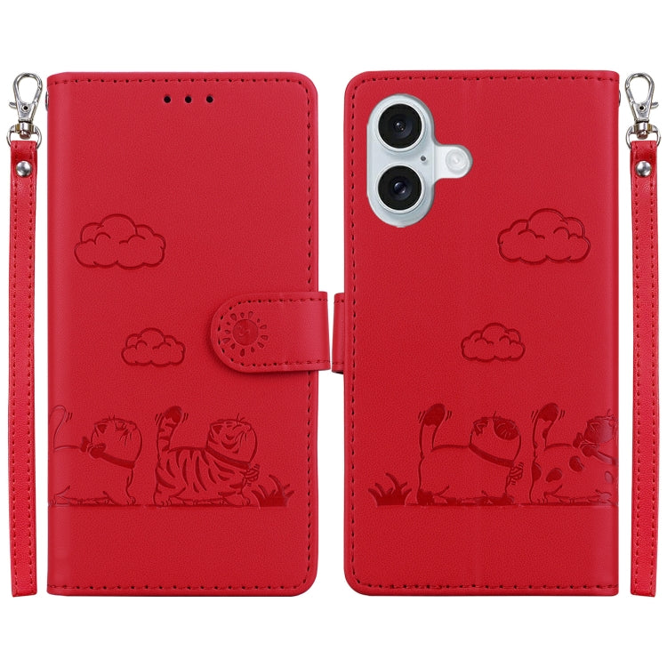 Cute Cats RFID Leather Phone Case