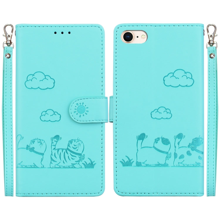 Cute Cats RFID Leather Phone Case