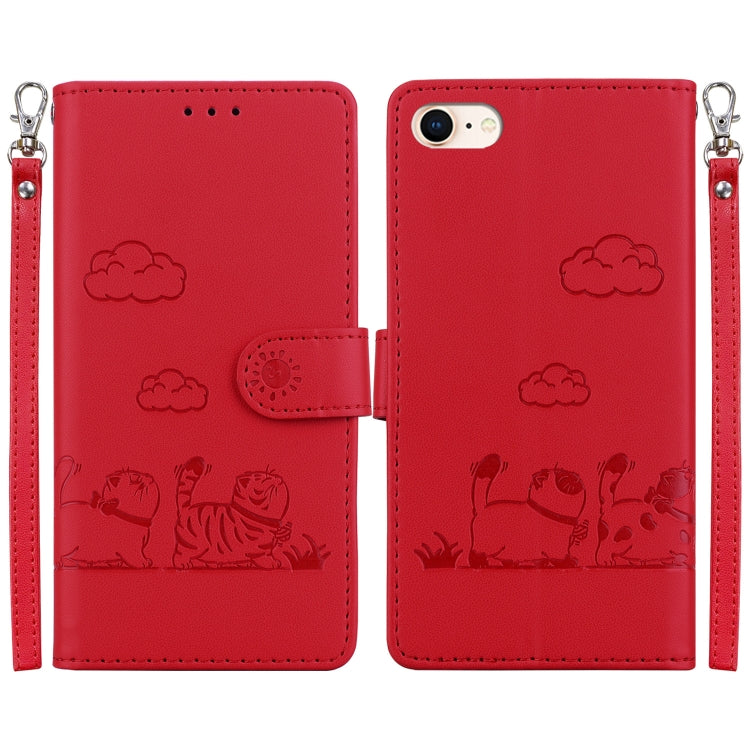 Cute Cats RFID Leather Phone Case