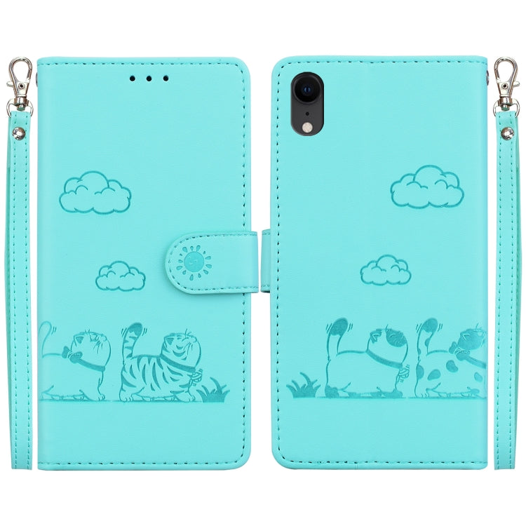 Cute Cats RFID Leather Phone Case