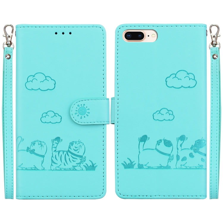 Cute Cats RFID Leather Phone Case