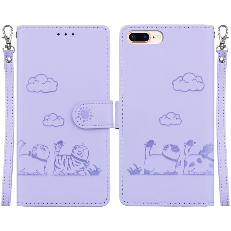 Cute Cats RFID Leather Phone Case