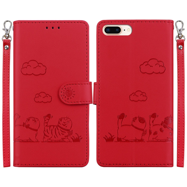 Cute Cats RFID Leather Phone Case