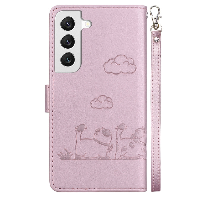 Cute Cats RFID Leather Phone Case