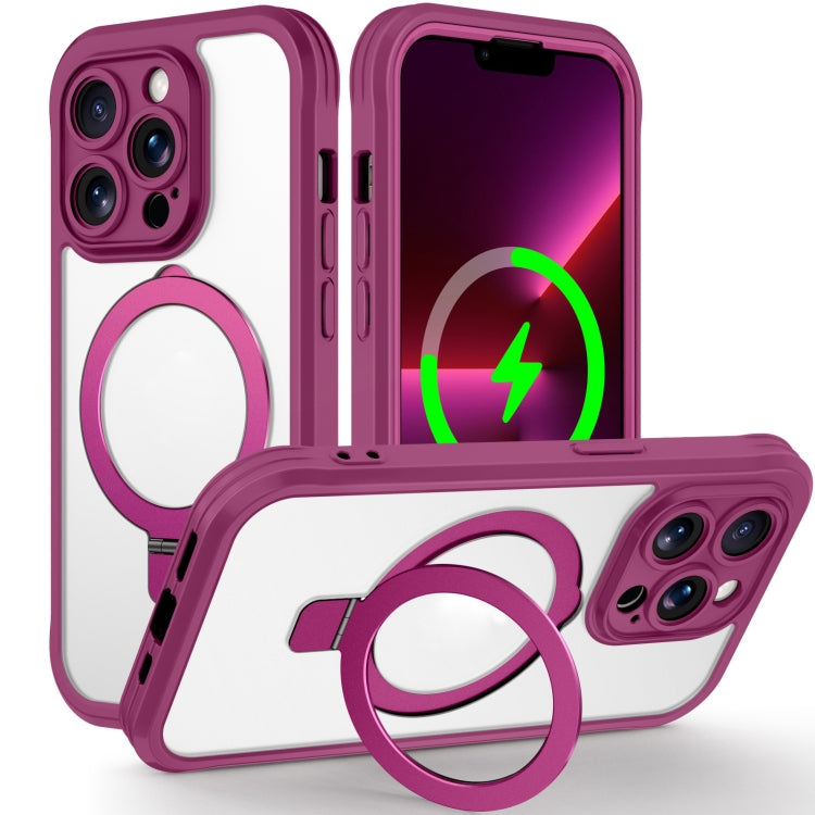 Skin Feel MagSafe Holder 360 Full Body Phone Case, For iPhone 13 Pro
