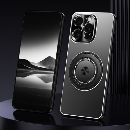 Rotating Holder Frosted Metal Phone Case