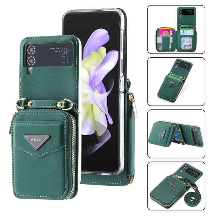 POLA Multi-Card Slots Zipper Wallet Phone Case