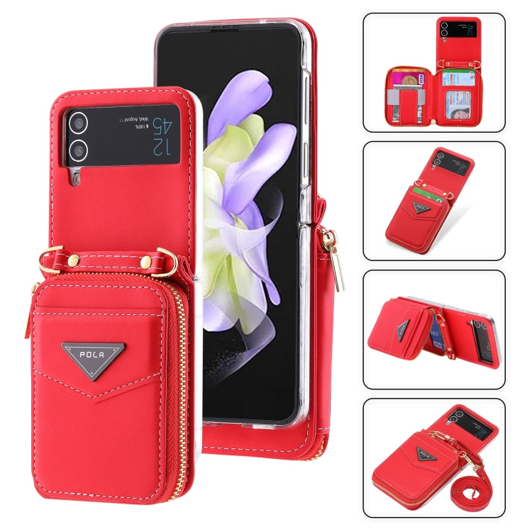 POLA Multi-Card Slots Zipper Wallet Phone Case