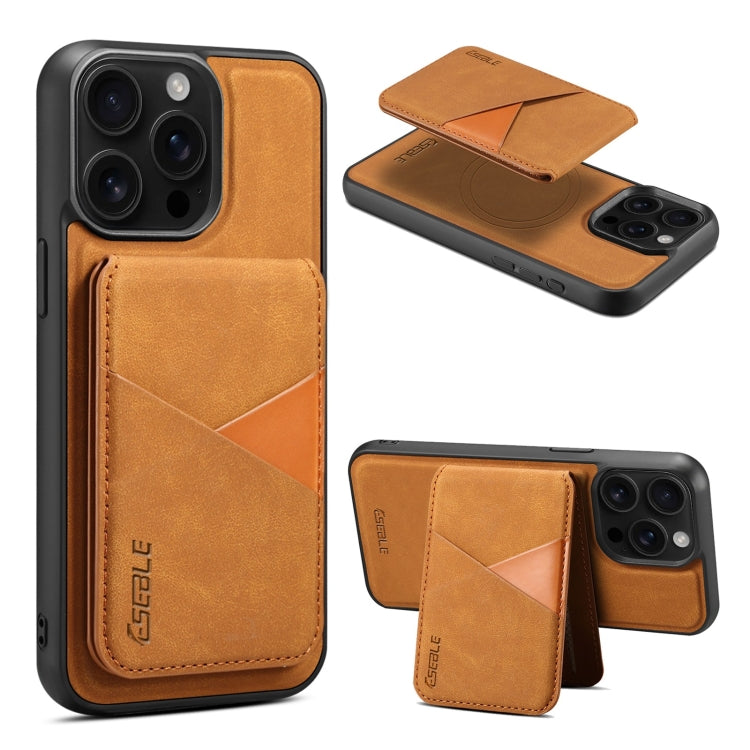 ESEBLE E2 Retro Texture Card Slots MagSafe RFID Leather Case, For iPhone 15 Plus / 14 Plus, For iPhone 15, For iPhone 14 / 13, For iPhone 14 Pro, For iPhone 14 Pro Max, For iPhone 13 Pro Max