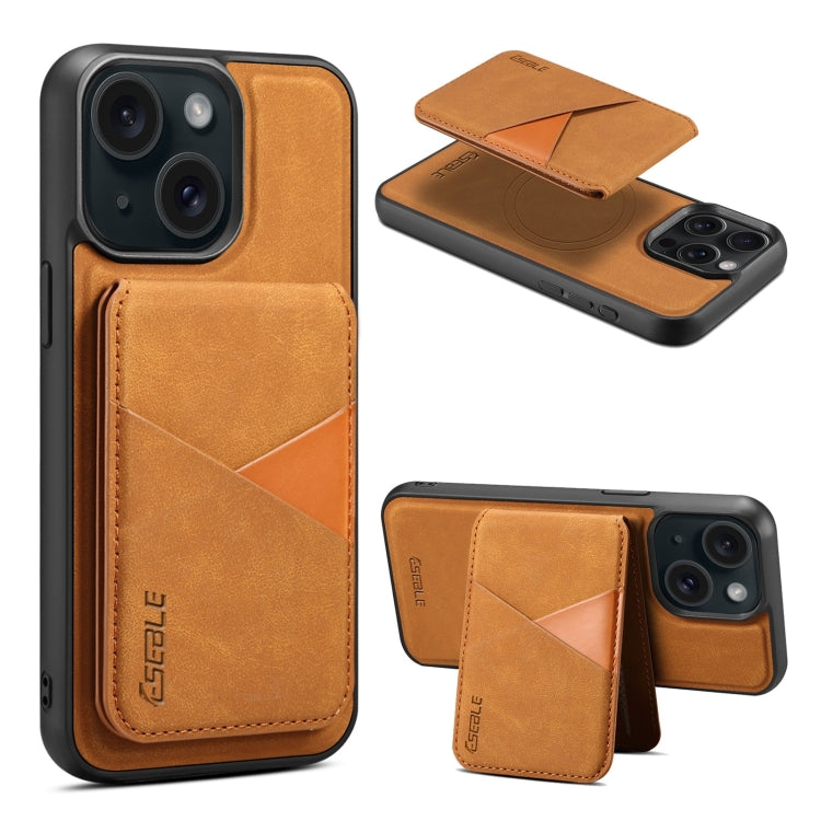 ESEBLE E2 Retro Texture Card Slots MagSafe RFID Leather Case, For iPhone 15 Plus / 14 Plus, For iPhone 15, For iPhone 14 / 13, For iPhone 14 Pro, For iPhone 14 Pro Max, For iPhone 13 Pro Max