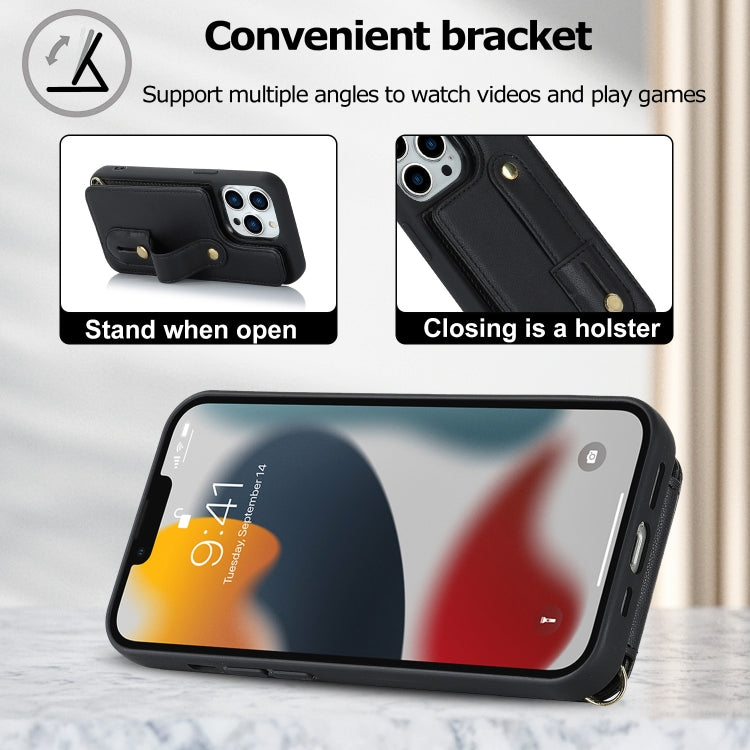 Wristband Vertical Flip Wallet Back Cover Phone Case with Long Lanyard, For iPhone 15 Pro Max, For iPhone 15, For iPhone SE 2022 / 2020 / 8, For iPhone XS Max