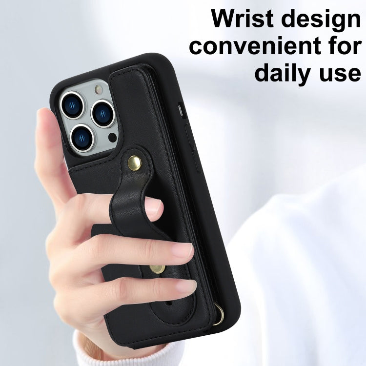 Wristband Vertical Flip Wallet Back Cover Phone Case with Long Lanyard, For iPhone 15 Pro Max, For iPhone 15, For iPhone SE 2022 / 2020 / 8, For iPhone XS Max