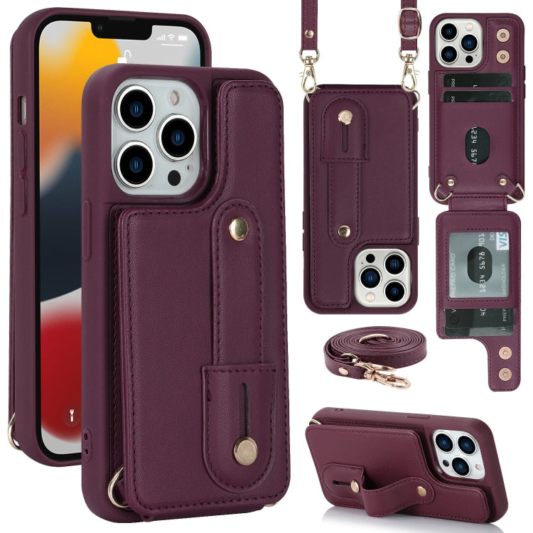 Wristband Vertical Flip Wallet Back Cover Phone Case with Long Lanyard, For iPhone 15 Pro Max, For iPhone 15, For iPhone SE 2022 / 2020 / 8, For iPhone XS Max