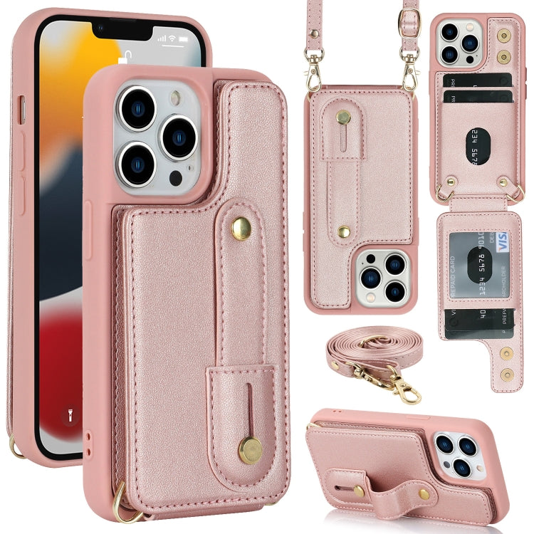 Wristband Vertical Flip Wallet Back Cover Phone Case with Long Lanyard, For iPhone 15 Pro Max, For iPhone 15, For iPhone SE 2022 / 2020 / 8, For iPhone XS Max
