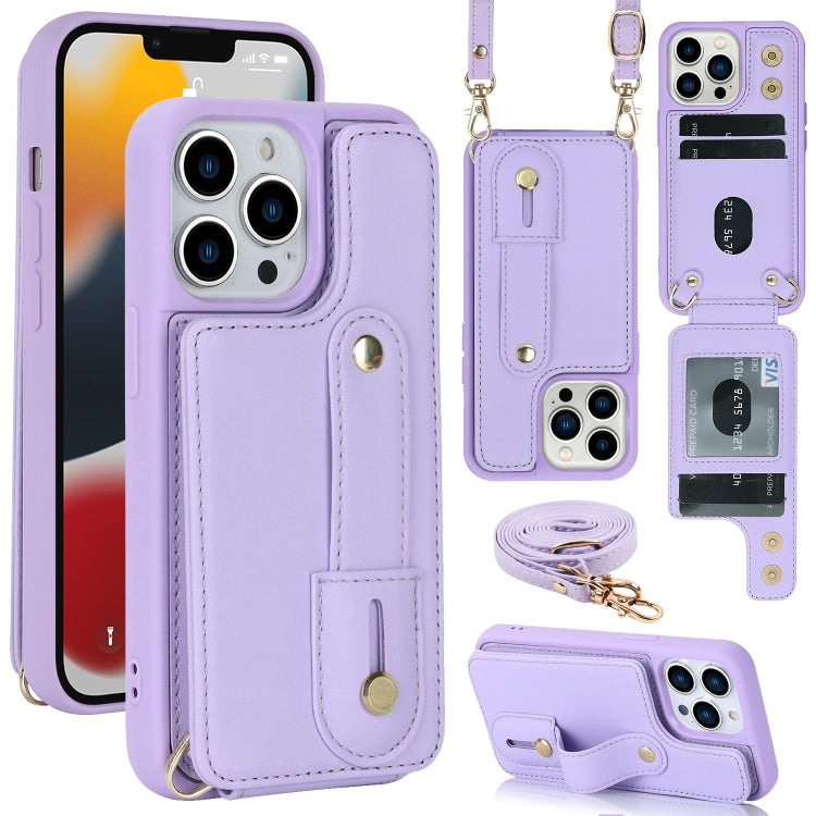 Wristband Vertical Flip Wallet Back Cover Phone Case with Long Lanyard, For iPhone 15 Pro Max, For iPhone 15, For iPhone SE 2022 / 2020 / 8, For iPhone XS Max
