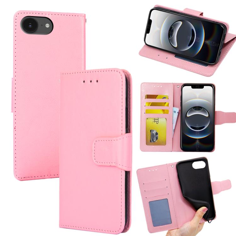 Crystal Texture Leather Phone Case, For iPhone 16e, For iPhone 16 Pro Max, For iPhone 16 Pro