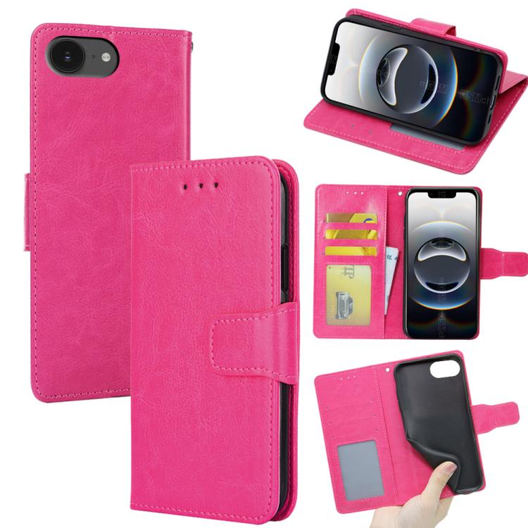 Crystal Texture Leather Phone Case, For iPhone 16e, For iPhone 16 Pro Max, For iPhone 16 Pro