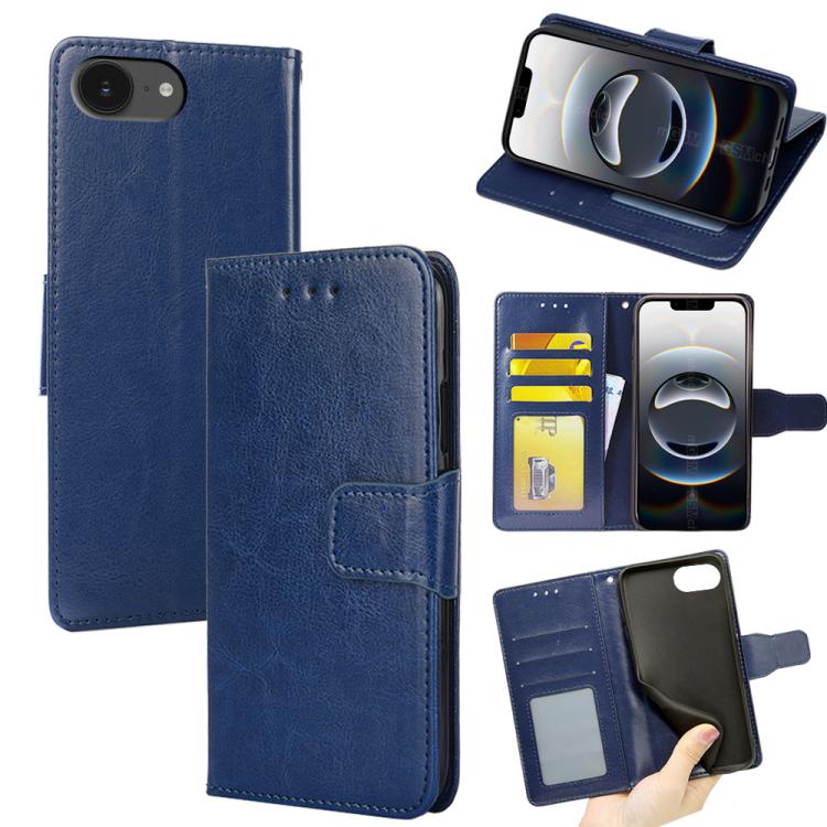 Crystal Texture Leather Phone Case, For iPhone 16e, For iPhone 16 Pro Max, For iPhone 16 Pro