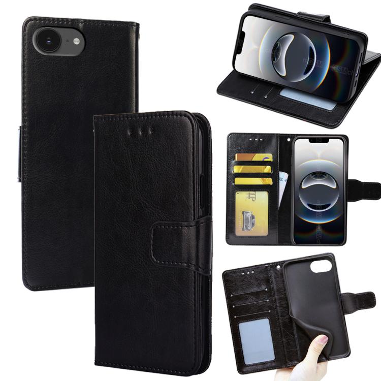 Crystal Texture Leather Phone Case, For iPhone 16e, For iPhone 16 Pro Max, For iPhone 16 Pro