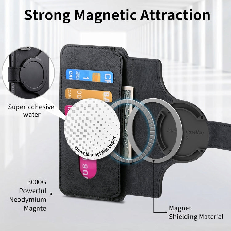 CaseNeo MagSafe RFID Anti-theft Retro Leather Phone Case