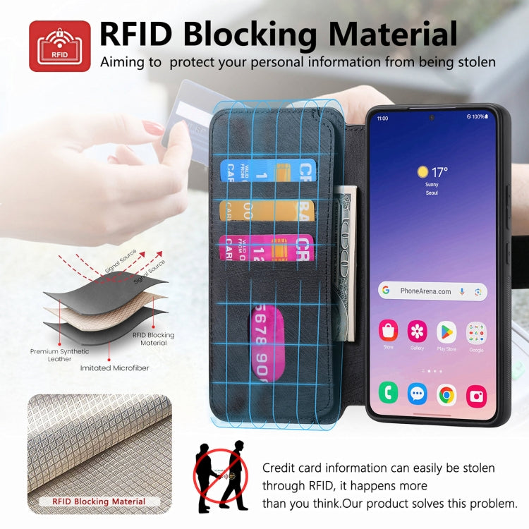 CaseNeo MagSafe RFID Anti-theft Retro Leather Phone Case