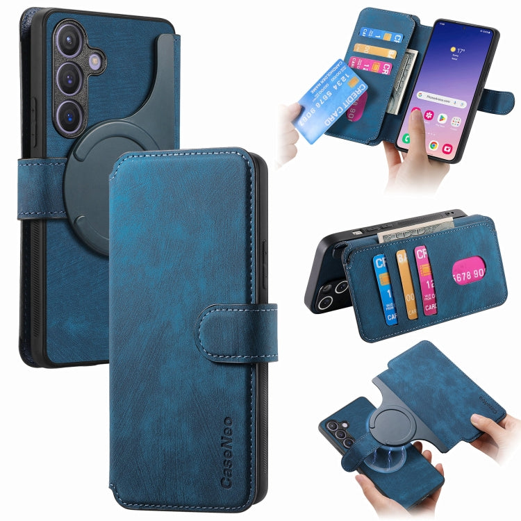 CaseNeo MagSafe RFID Anti-theft Retro Leather Phone Case