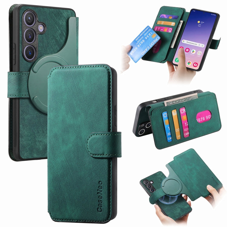 CaseNeo MagSafe RFID Anti-theft Retro Leather Phone Case