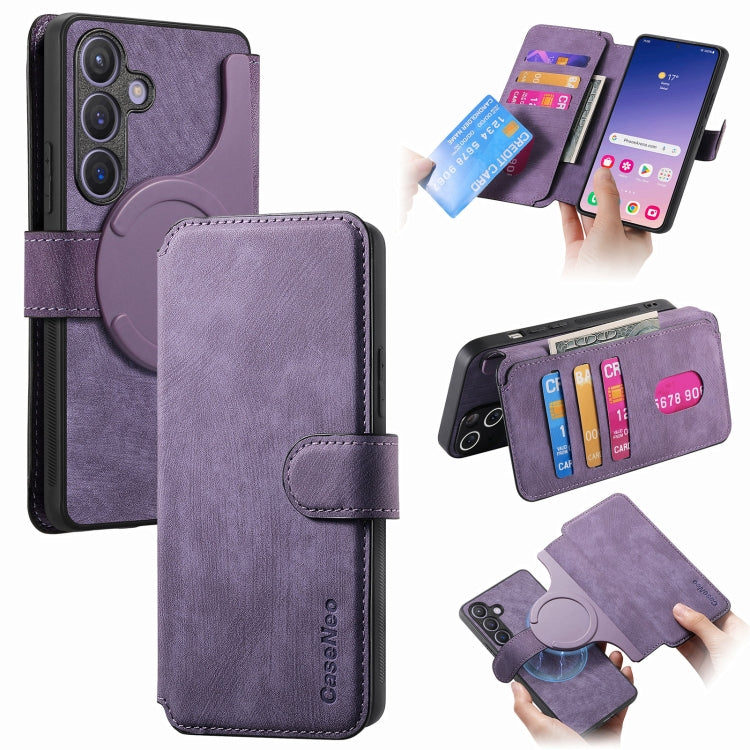 CaseNeo MagSafe RFID Anti-theft Retro Leather Phone Case