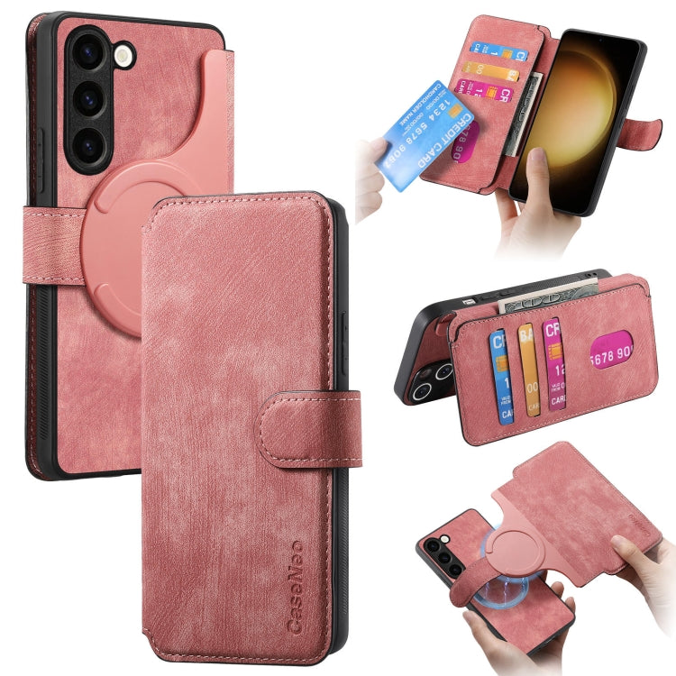 CaseNeo MagSafe RFID Anti-theft Retro Leather Phone Case