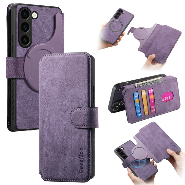CaseNeo MagSafe RFID Anti-theft Retro Leather Phone Case
