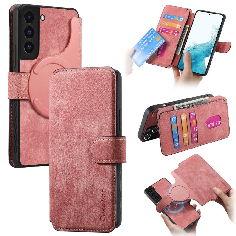 CaseNeo MagSafe RFID Anti-theft Retro Leather Phone Case
