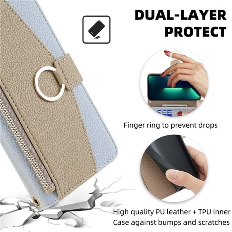 Crossbody Litchi Texture Leather Phone Case
