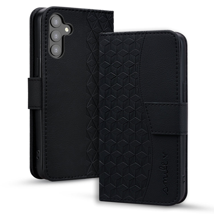 Diamond Buckle Leather Phone Case with Lanyard