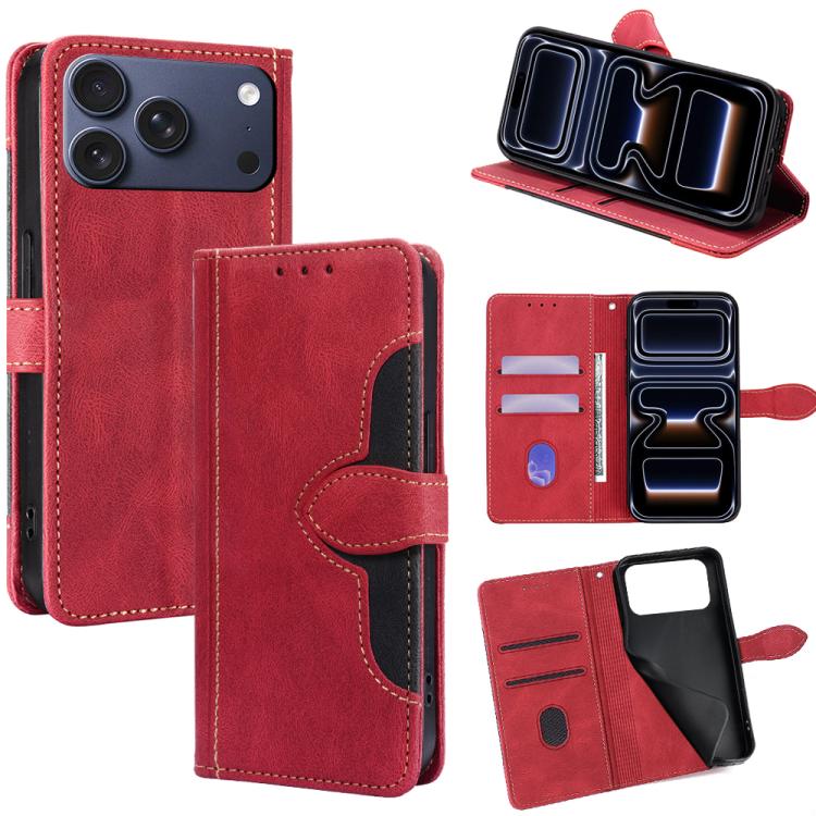 Skin Feel Magnetic Buckle Leather Phone Case