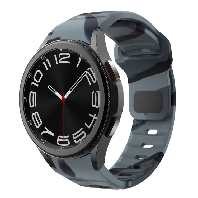 Wave Texture Reverse Buckle Silicone Watch Band, For Samsung Galaxy Watch 7 / 6 / 5 / 4