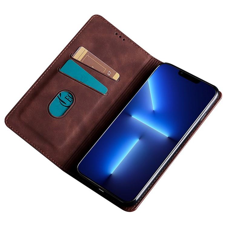 Skin Feel Magnetic Leather Phone Case, For iPhone 16e, For iPhone 16 Pro Max, For iPhone 16 Pro, For iPhone 16 Plus