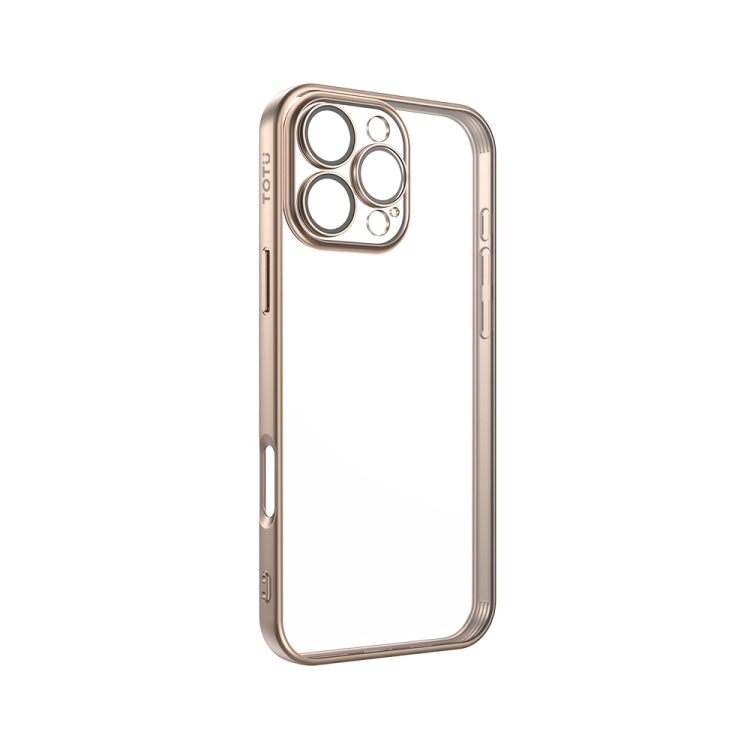 TOTU PC-2 Soft Jane Series Electroplated TPU Phone Case with Lens Film, For iPhone 16 Pro Max, For iPhone 16 Pro