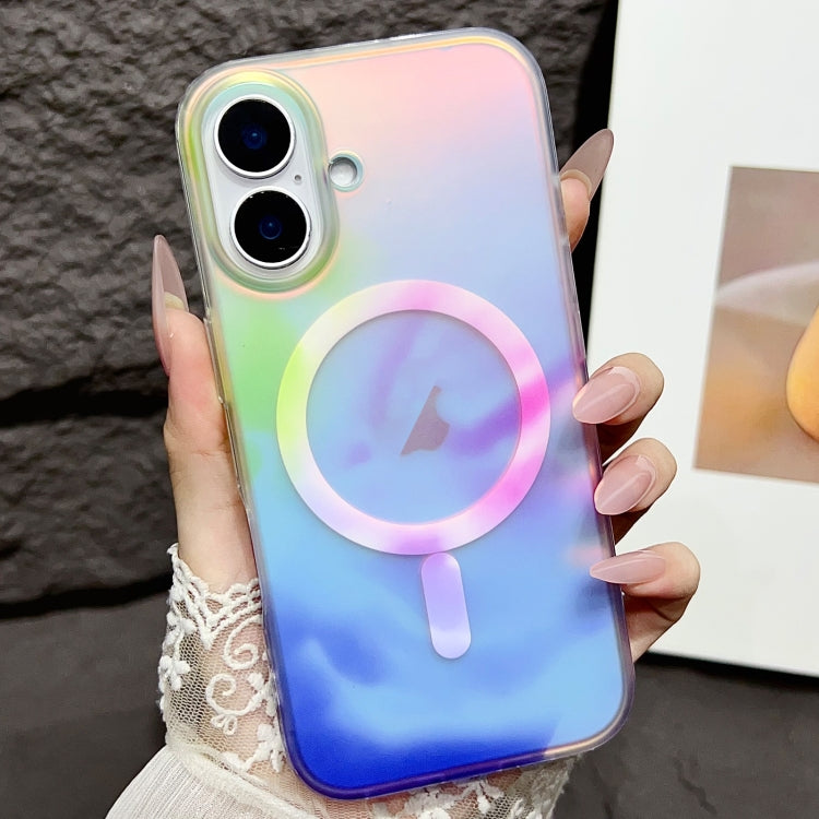 Gradient MagSafe PC Hybrid TPU Phone Case, For iPhone 16 Pro Max, For iPhone 16 Pro, For iPhone 16 Plus, For iPhone 16, For iPhone 15 Pro Max, For iPhone 15 Pro